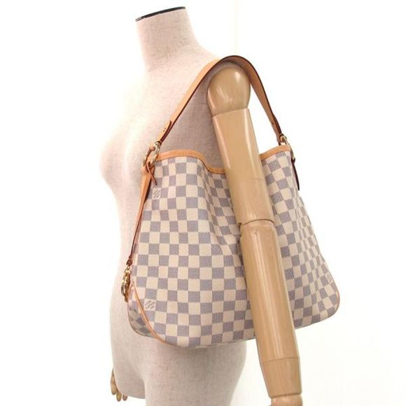 Louis Vuitton Damier Azur Delightful MM Shoulder Bag - Picture 8 of 8